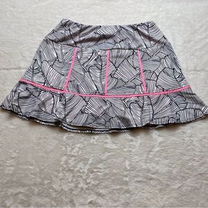 Tail Pink, Black and White Geo Design Tennis Skort Size XS